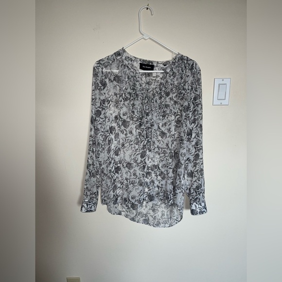 Anthropologie THE KOOPLES 70s Ruffled ditzy farmhouse Floral cottagecore blouse - Picture 5 of 9